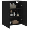 Wandhängeschrank Gross 69,5x34x90cm, Schwarz