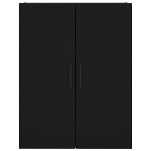 Wandhängeschrank Gross 69,5x34x90cm, Schwarz