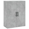 Betongrauer wandmontierter Schrank Gross 69,5x34x90cm