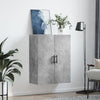 Betongrauer wandmontierter Schrank Gross 69,5x34x90cm