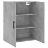 Betongrauer wandmontierter Schrank Gross 69,5x34x90cm