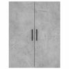 Betongrauer wandmontierter Schrank Gross 69,5x34x90cm
