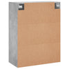 Betongrauer wandmontierter Schrank Gross 69,5x34x90cm