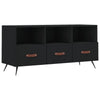 Schwarzes TV-Möbel Brennen 102x36x50cm (Holz)