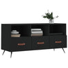 Schwarzes TV-Möbel Brennen 102x36x50cm (Holz)