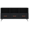 Schwarzes TV-Möbel Brennen 102x36x50cm (Holz)