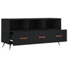 Schwarzes TV-Möbel Brennen 102x36x50cm (Holz)