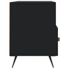 Schwarzes TV-Möbel Brennen 102x36x50cm (Holz)