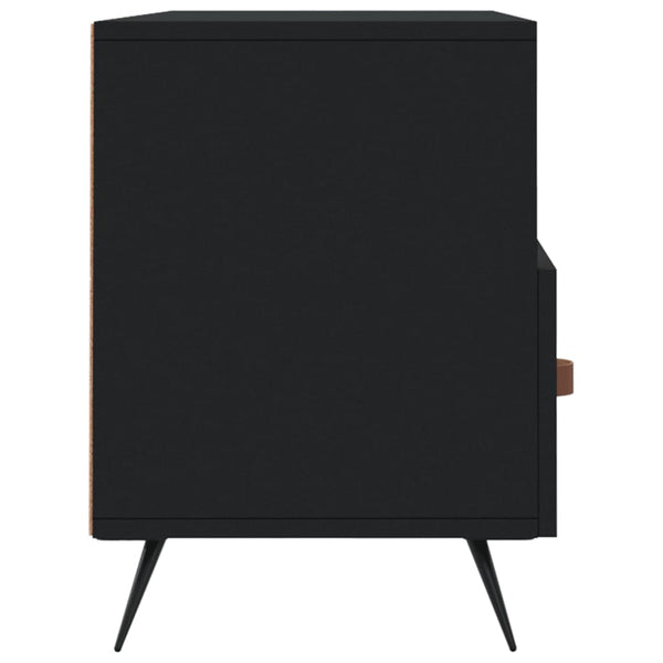 Schwarzes TV-Möbel Brennen 102x36x50cm (Holz)