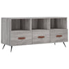 Graues TV-Möbel Brennen 102x36x50cm (Holz)