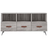 Graues TV-Möbel Brennen 102x36x50cm (Holz)
