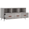 Graues TV-Möbel Brennen 102x36x50cm (Holz)