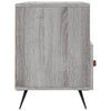 Graues TV-Möbel Brennen 102x36x50cm (Holz)