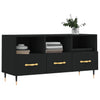 Schwarzes TV-Möbel Dumtru 102x36x50cm (Holz)