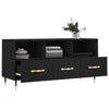 Schwarzes TV-Möbel Dumtru 102x36x50cm (Holz)