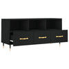 Schwarzes TV-Möbel Dumtru 102x36x50cm (Holz)