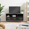 Schwarzes TV-Möbel Dumtru 102x36x50cm (Holz)