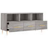 Graues TV-Möbel Rusica 102x36x50cm (Holz)