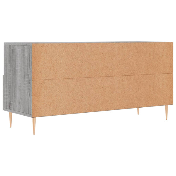 Graues TV-Möbel Rusica 102x36x50cm (Holz)