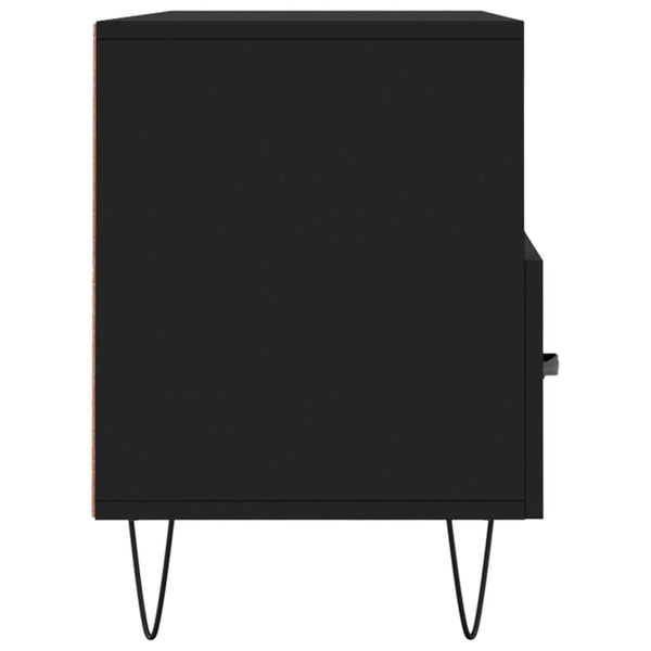 Musta tv-taso Obrenca 102x36x50cm (puinen)