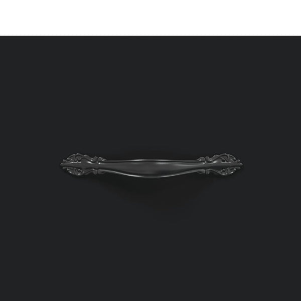 Musta tv-taso Obrenca 102x36x50cm (puinen)