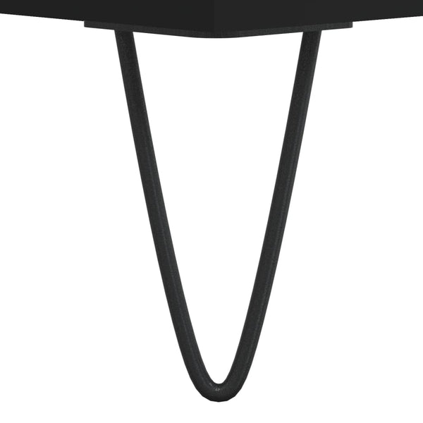 Musta tv-taso Obrenca 102x36x50cm (puinen)