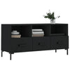 Schwarzer TV-Schrank Iesanu 102x36x50cm (Holz)