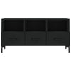 Schwarzer TV-Schrank Iesanu 102x36x50cm (Holz)