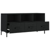 Schwarzer TV-Schrank Iesanu 102x36x50cm (Holz)