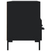 Schwarzer TV-Schrank Iesanu 102x36x50cm (Holz)