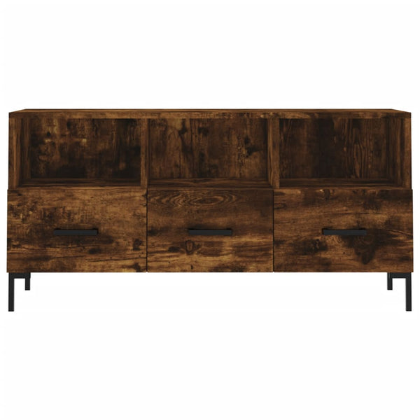 Räuchereiche TV-Möbel Iesanu 102x36x50cm (Holz)