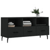 Schwarzes TV-Möbel Mentor 102x36x50cm (Holz)