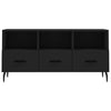 Schwarzes TV-Möbel Mentor 102x36x50cm (Holz)