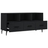 Schwarzes TV-Möbel Mentor 102x36x50cm (Holz)