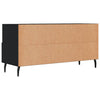Schwarzes TV-Möbel Mentor 102x36x50cm (Holz)