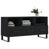 Schwarzer TV-Schrank Cimpeana 102x36x50cm (Holz)