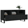Schwarzer TV-Schrank Cimpeana 102x36x50cm (Holz)