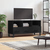 Schwarzer TV-Schrank Cimpeana 102x36x50cm (Holz)