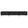 Schwarzes TV-Möbel Adriam 150x36x30cm (Holz)