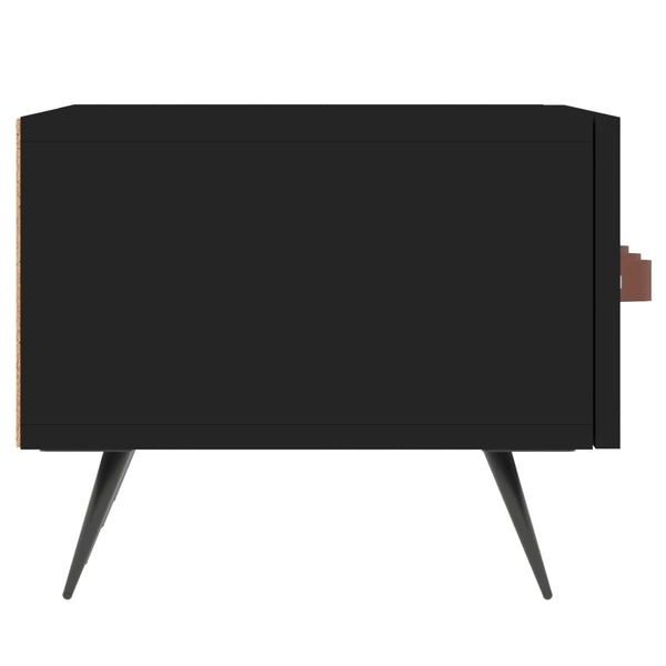 Schwarzes TV-Möbel Adriam 150x36x30cm (Holz)