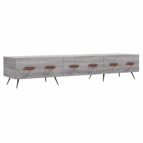 Graues TV-Möbel Adriam 150x36x30cm (Holz)