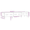 Graues TV-Möbel Adriam 150x36x30cm (Holz)
