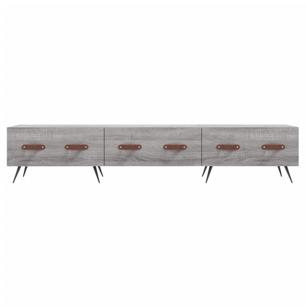 Graues TV-Möbel Adriam 150x36x30cm (Holz)