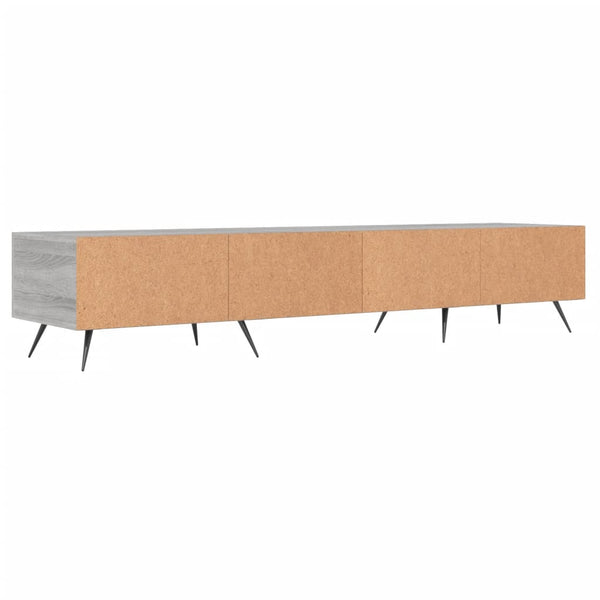 Graues TV-Möbel Adriam 150x36x30cm (Holz)