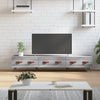 Graues TV-Möbel Adriam 150x36x30cm (Holz)