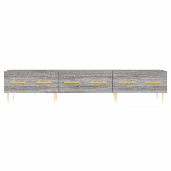 Grauer TV-Schrank Ben 150x36x30cm (Holz)