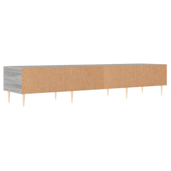 Grauer TV-Schrank Ben 150x36x30cm (Holz)
