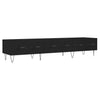 Schwarzes TV-Möbel Grigoriana 150x36x30cm (Holz)