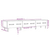 Schwarzes TV-Möbel Grigoriana 150x36x30cm (Holz)