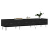 Schwarzes TV-Möbel Grigoriana 150x36x30cm (Holz)
